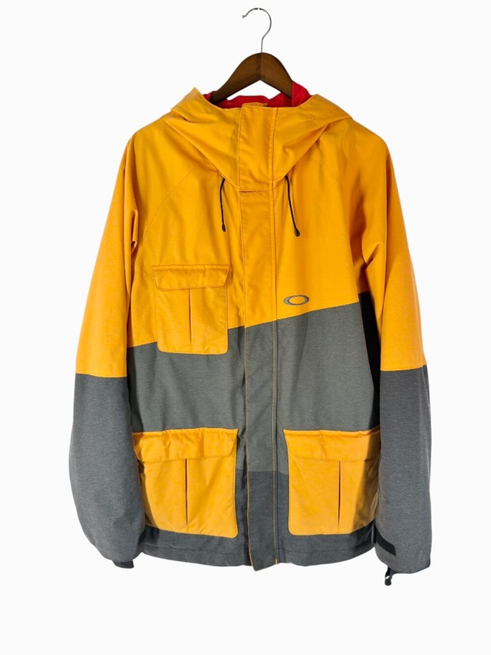 Oakley Yellow Cottage Snow Jacket Size Large
